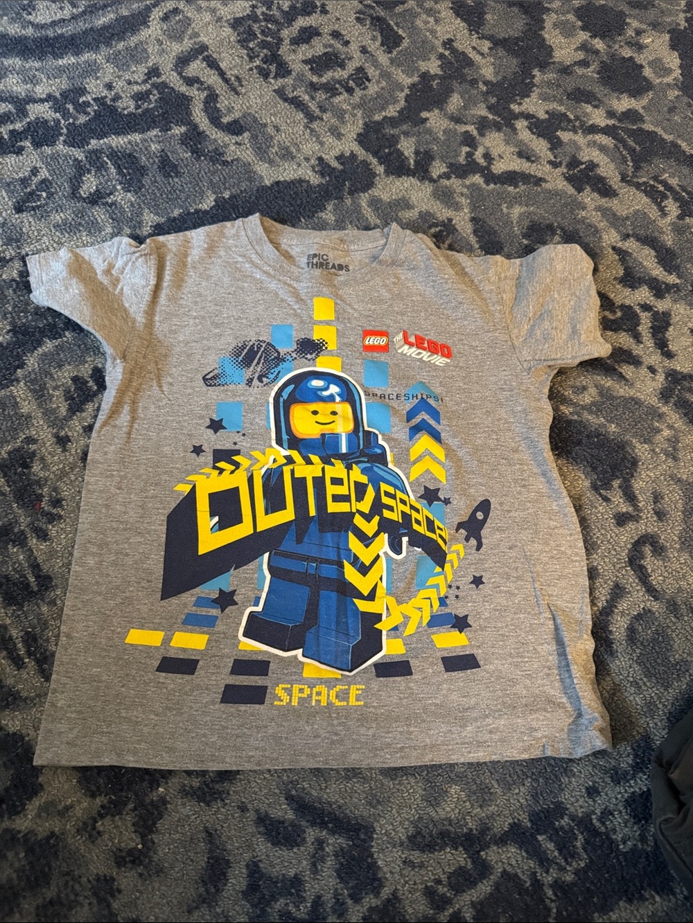 Epic Threads Lego Movie Tee with Space Minifigure Graphic